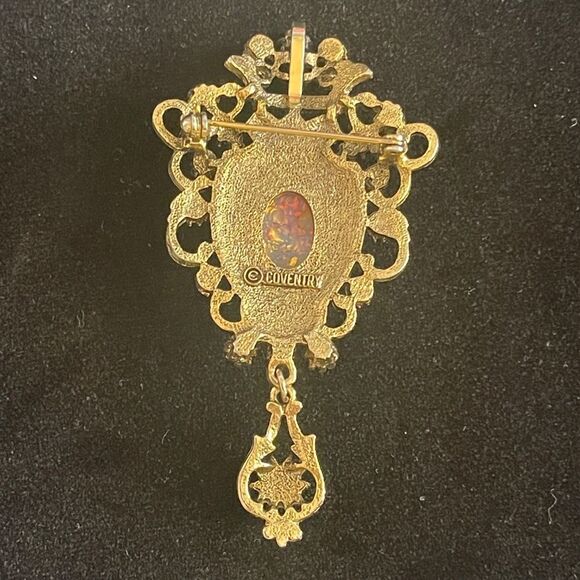 Vintage Sarah Coventry "Contessa" Rhinestone Brooch/Pendant Gently Loved - Picture 3 of 5